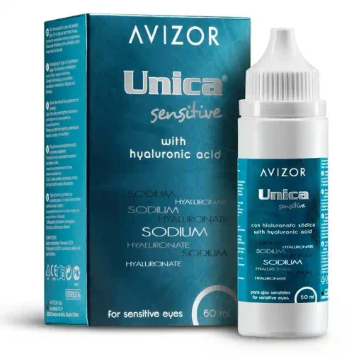 Unica Sensitive 60 ml (with hyaluronic acid) + container
