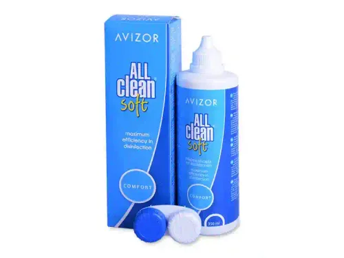 All Clean Soft 350 ml (Avizor Multi-Purpose with Protein Remover) + container